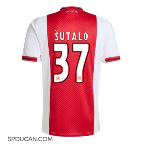 Muški Nogometni Dres Ajax Josip Sutalo #37 Domaci 2025-26 Kratak Rukav